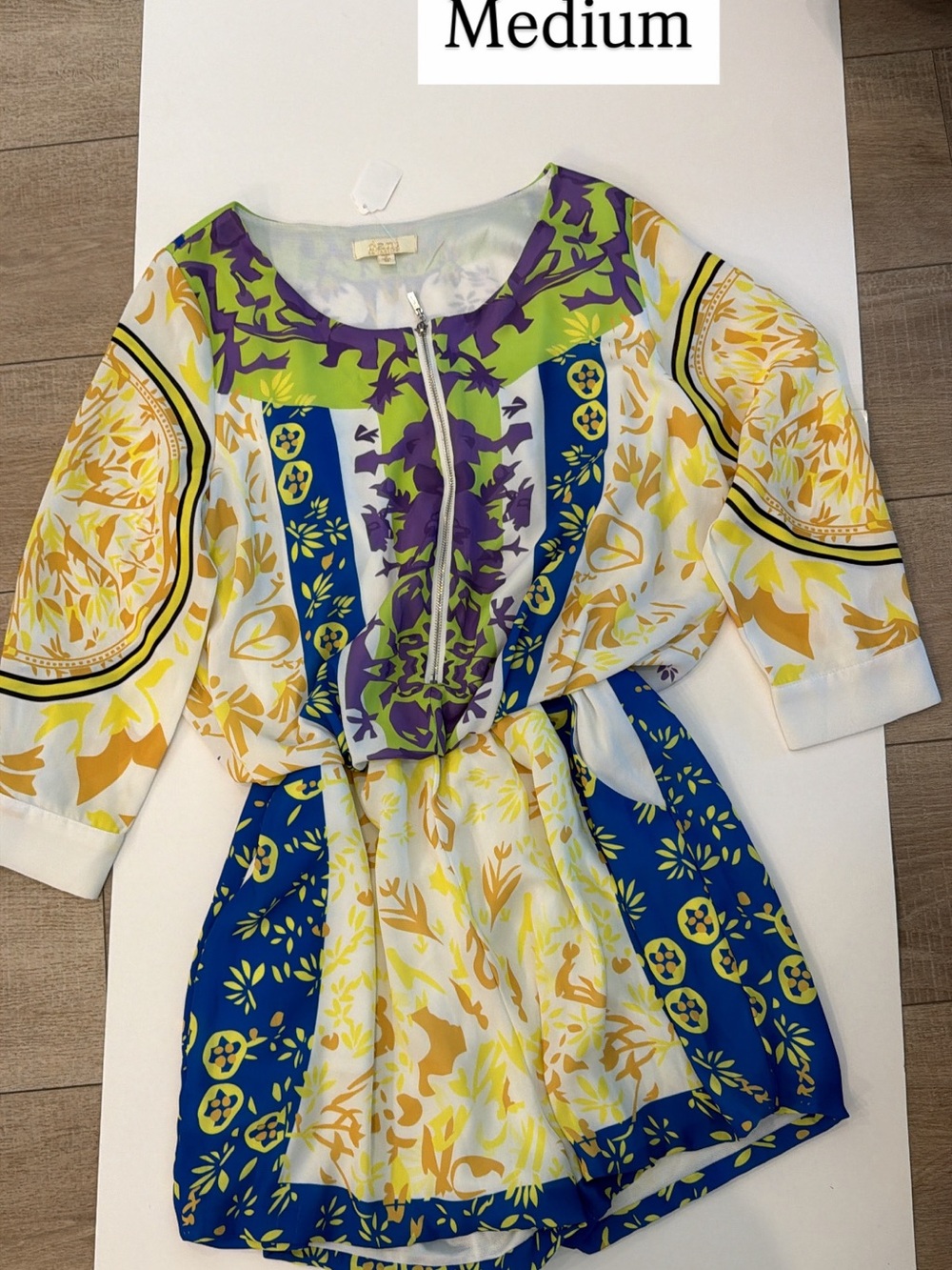 Bright Multi-Color Printed Romper